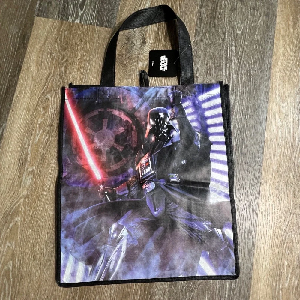 Star Wars Darth Vader Tote Bag Unisex OS Black Reusable Eco Friendly Shopper